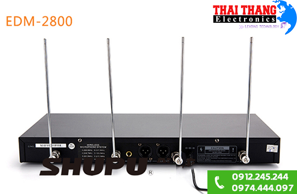 Micro hội nghị không dây 8 mic Shupu EDM 2800